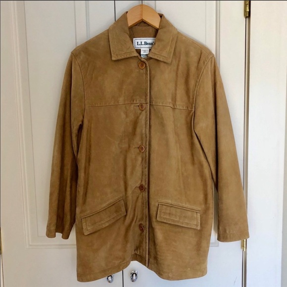 L.L. Bean Jackets & Blazers - Vintage LL Bean Suede Chore Coat